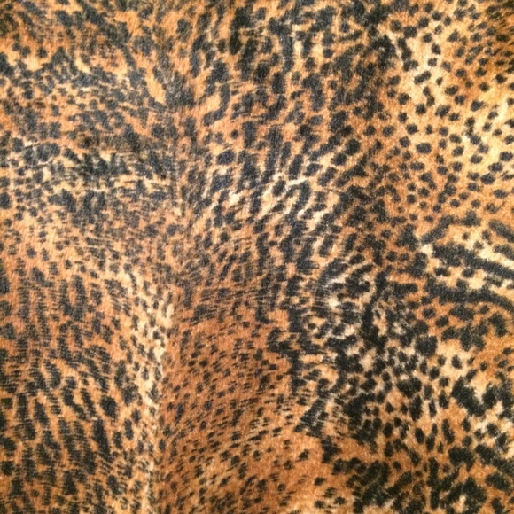 Jones New York -   Faux Fur Animal Print Mini Skirt - Picture 7 of 8